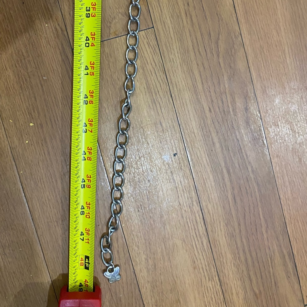 Silver Butterfly Chain Belt - Picture 3 of 3